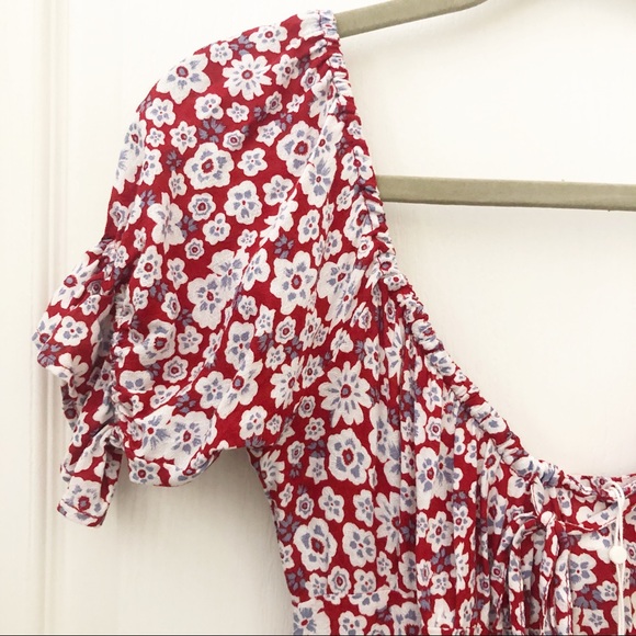 AUGUSTE THE LABEL Mila June Mini Dress in Red - Picture 13 of 16